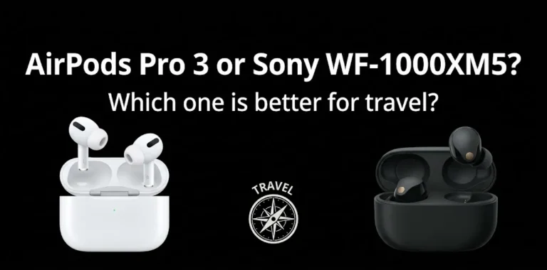 AirPods Pro 3 or Sony WF-1000XM5 Which one is better for travel