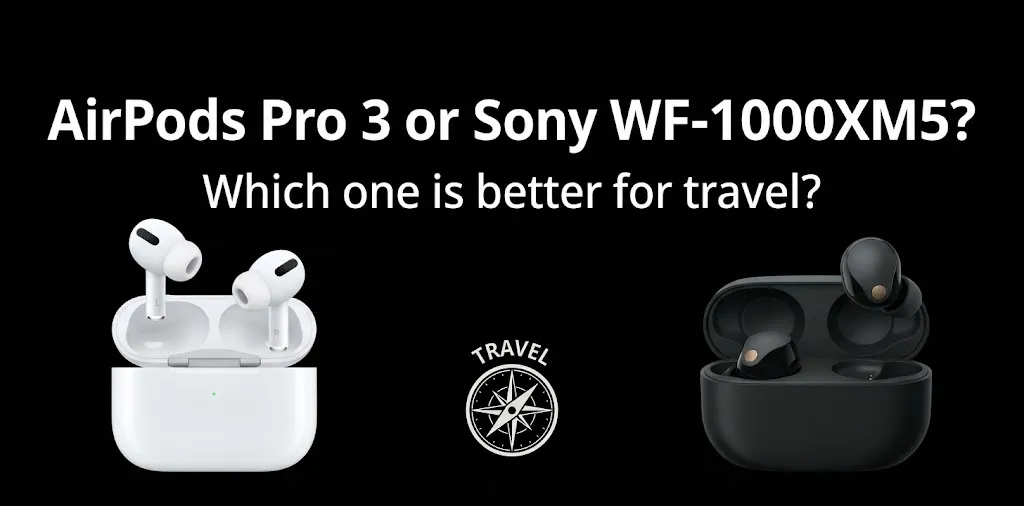 AirPods Pro 3 or Sony WF-1000XM5 Which one is better for travel