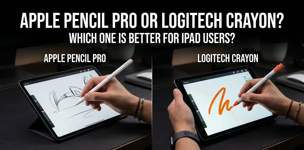 Apple Pencil Pro or Logitech Crayon Which one is better for iPad users