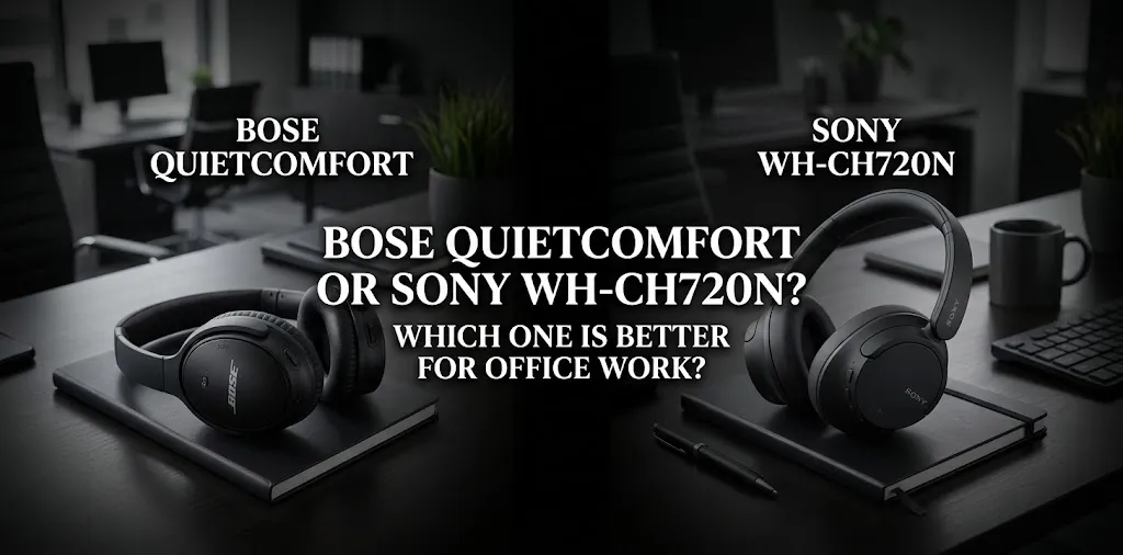 Bose QuietComfort or Sony WH-CH720N Which one is better for office work