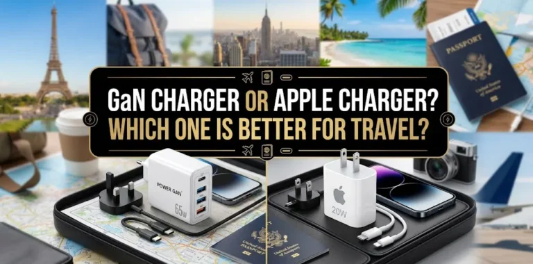GaN charger or Apple charger Which one is better for travel