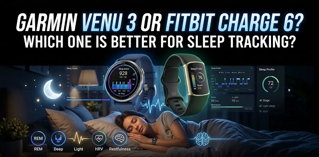 Garmin Venu 3 or Fitbit Charge 6 Which one is better for sleep tracking