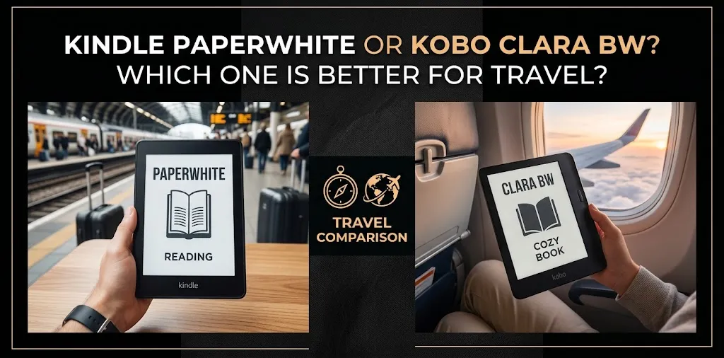 Kindle Paperwhite or Kobo Clara BW Which one is better for travel