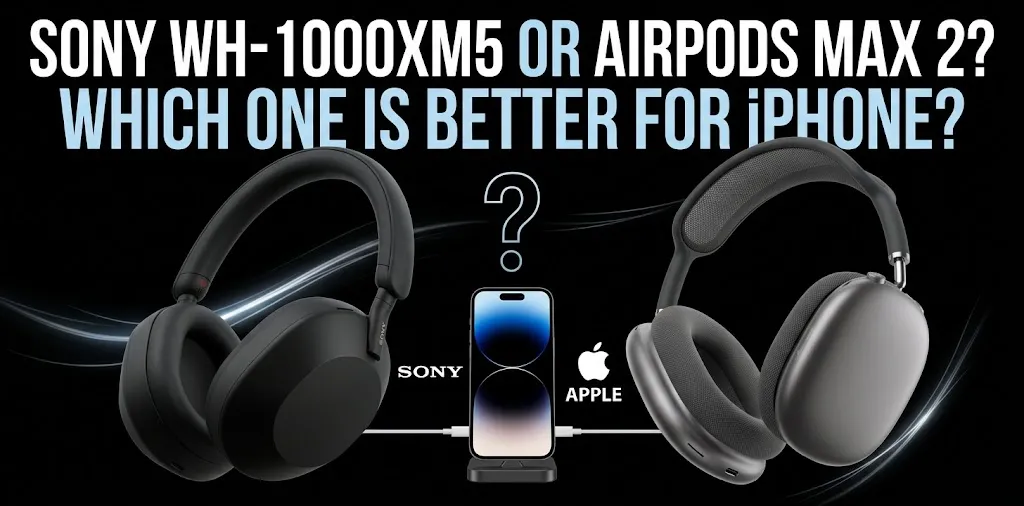 Sony WH-1000XM5 or AirPods Max 2 Which one is better for iPhone