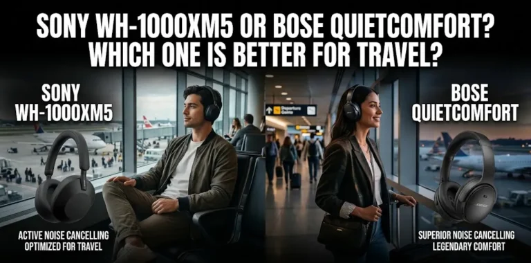 Sony WH-1000XM5 or Bose QuietComfort Which one is better for travel