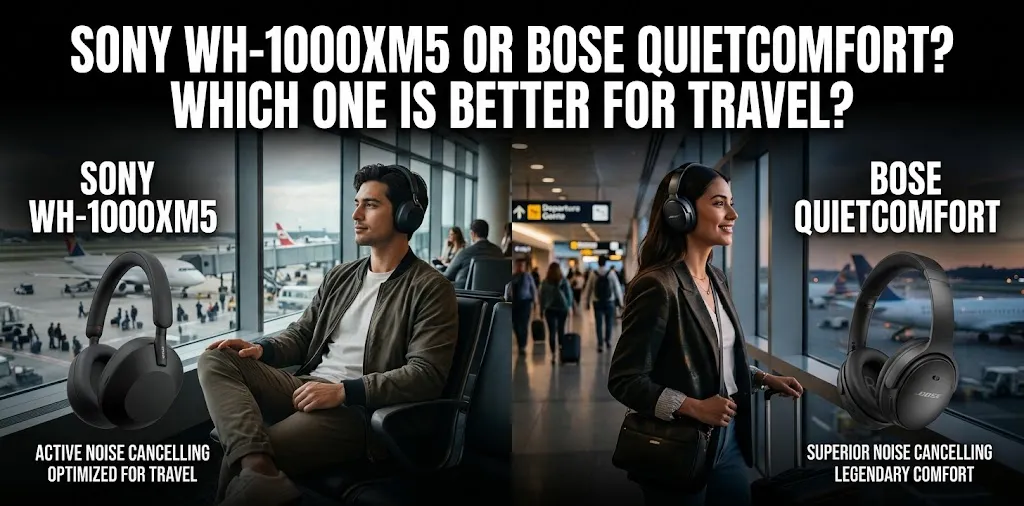 Sony WH-1000XM5 or Bose QuietComfort Which one is better for travel