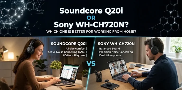 Soundcore Q20i or Sony WH-CH720N Which one is better for working from home