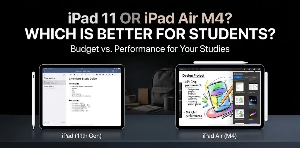 iPad 11 or iPad Air M4 Which one is better for students